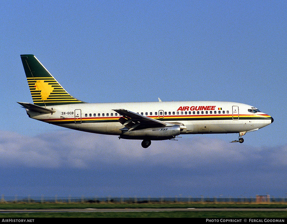 Aircraft Photo of 3X-GCB | Boeing 737-2R6C/Adv | Air Guinee | AirHistory.net #78479