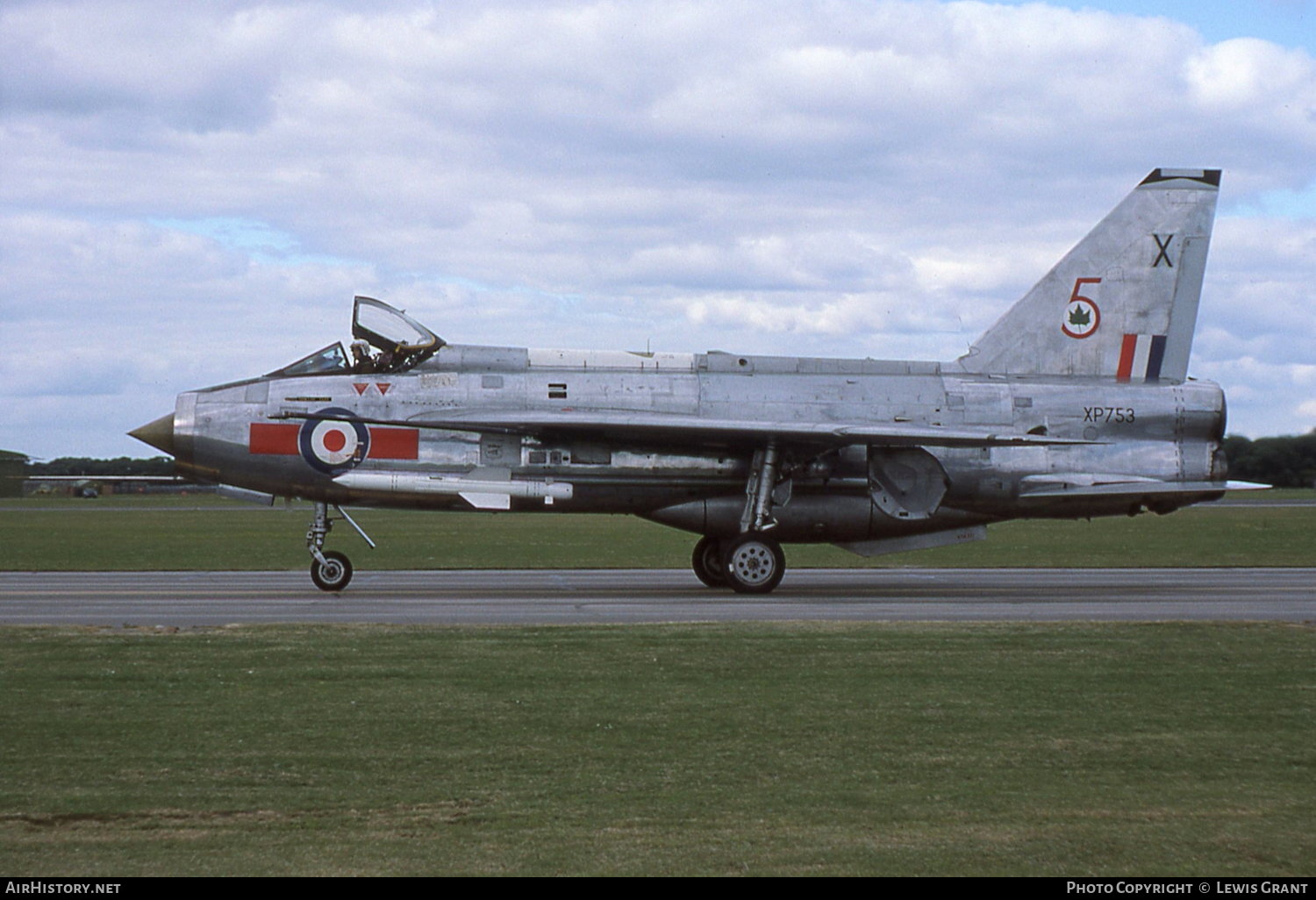 Aircraft Photo of XP753 | English Electric Lightning F3 | UK - Air Force | AirHistory.net #78538
