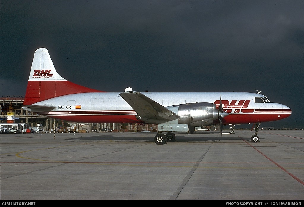 Aircraft Photo of EC-GKH | Convair 580 | DHL Worldwide Express | AirHistory.net #78541