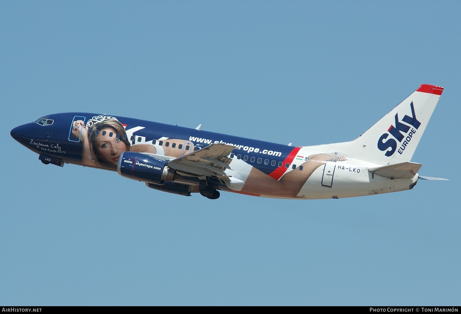 Aircraft Photo of HA-LKO | Boeing 737-5Y0 | SkyEurope Airlines | AirHistory.net #78544