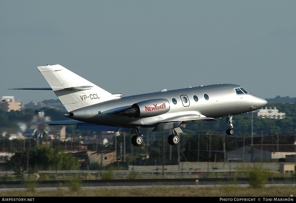 Aircraft Photo of VP-CCL | Dassault Falcon 200 (20H) | NewYorker | AirHistory.net #78546