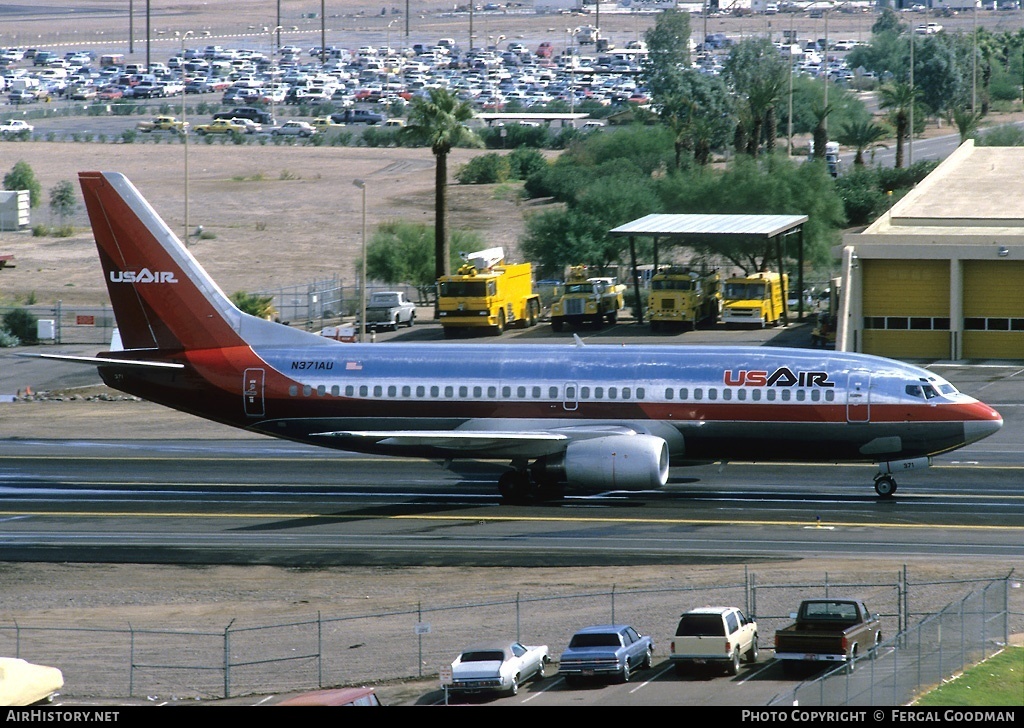 Aircraft Photo of N371AU | Boeing 737-3B7 | USAir | AirHistory.net #78563