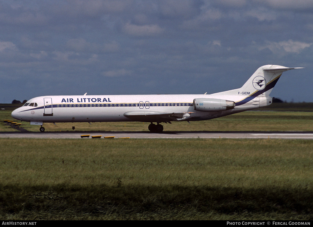 Aircraft Photo of F-GIDM | Fokker 100 (F28-0100) | Air Littoral | AirHistory.net #78574