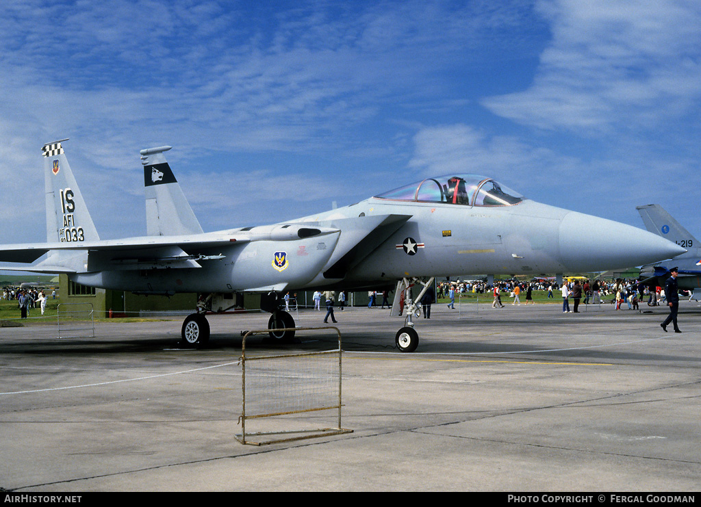 Aircraft Photo of 80-0033 / AF80-033 | McDonnell Douglas F-15C Eagle | USA - Air Force | AirHistory.net #78575