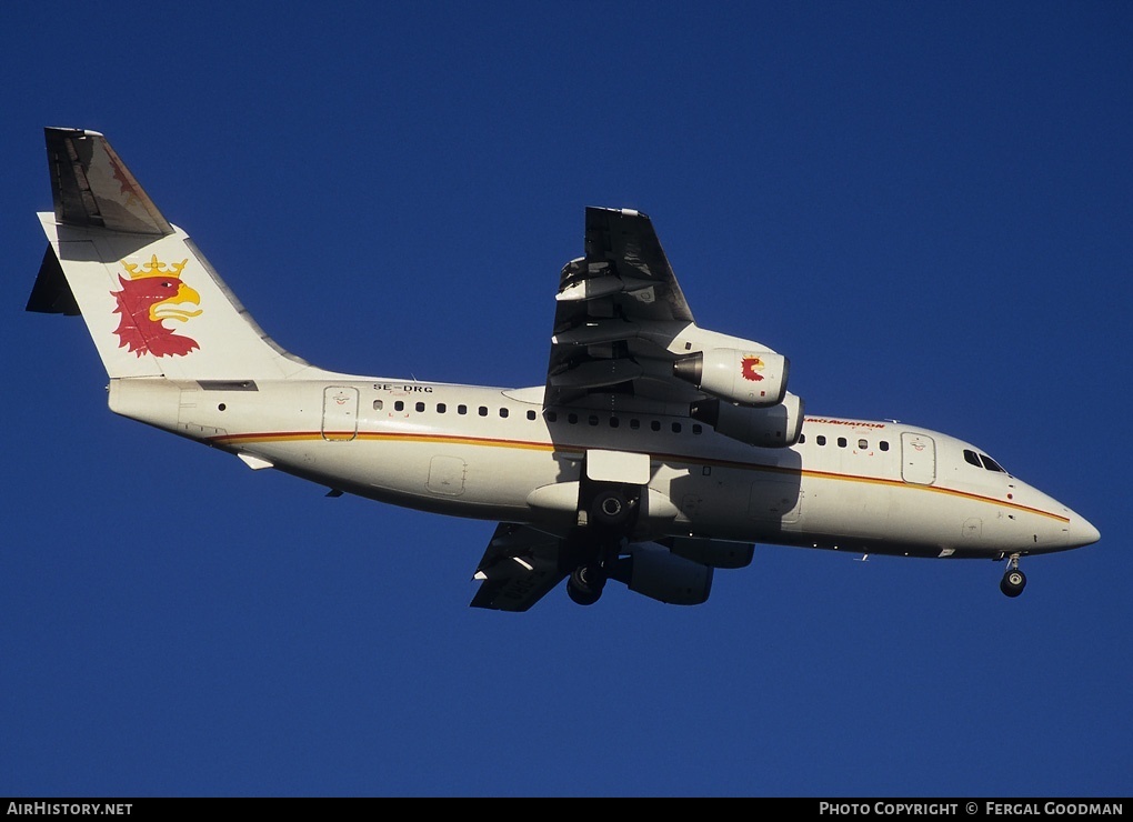 Aircraft Photo of SE-DRG | British Aerospace BAe-146-200A | Malmö Aviation | AirHistory.net #78577
