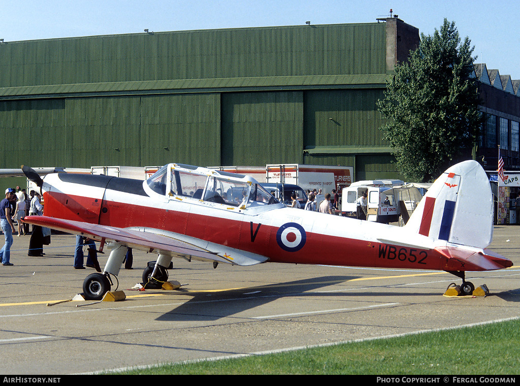 Aircraft Photo of WB652 | De Havilland DHC-1 Chipmunk T10 | UK - Air Force | AirHistory.net #78581