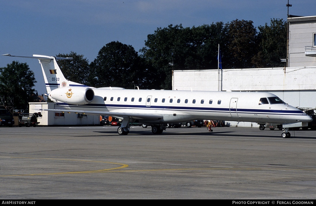 Aircraft Photo of CE-03 | Embraer ERJ-145LR (EMB-145LR) | Belgium - Air Force | AirHistory.net #78585