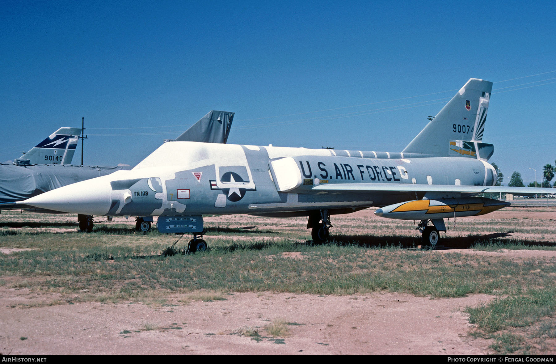 Aircraft Photo of 59-0074 / 90074 | Convair F-106A Delta Dart | USA - Air Force | AirHistory.net #78587