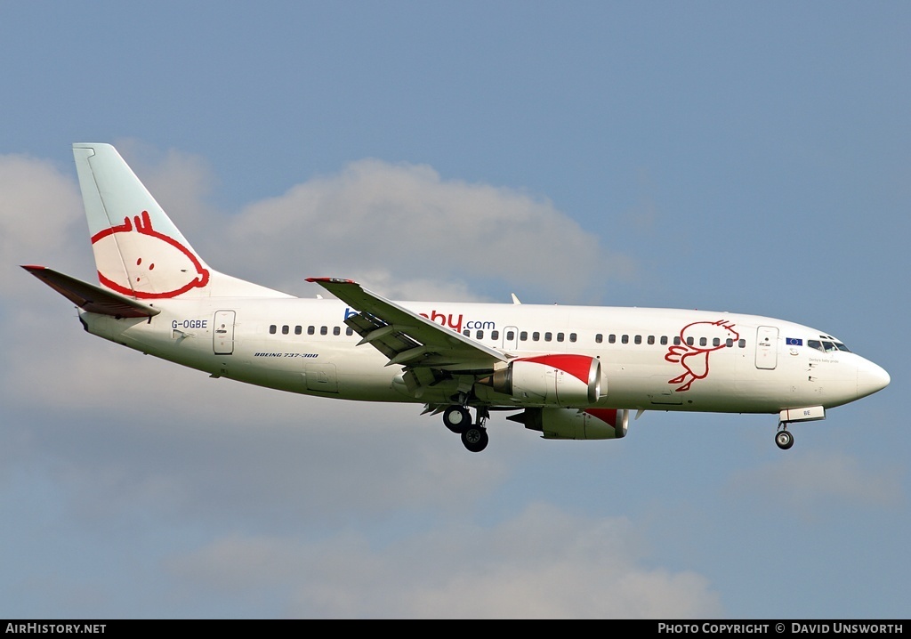 Aircraft Photo of G-OGBE | Boeing 737-3L9 | Bmibaby | AirHistory.net #78629