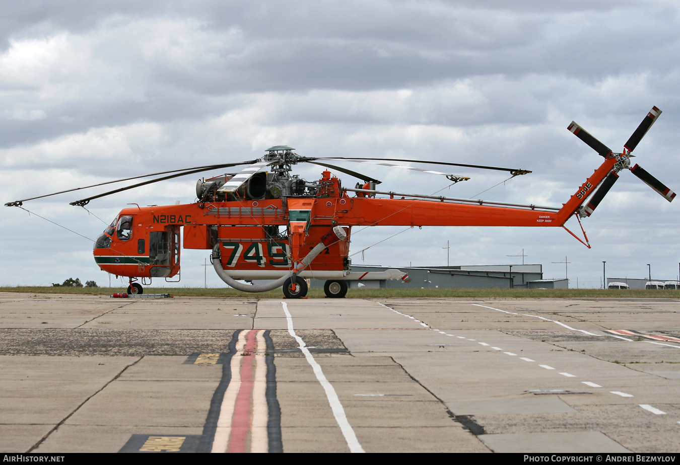 Aircraft Photo of N218AC | Sikorsky S-64E Skycrane | Erickson Air-Crane | AirHistory.net #78635