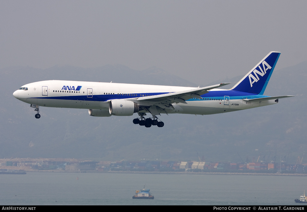 Aircraft Photo of JA708A | Boeing 777-281/ER | All Nippon Airways - ANA | AirHistory.net #78639