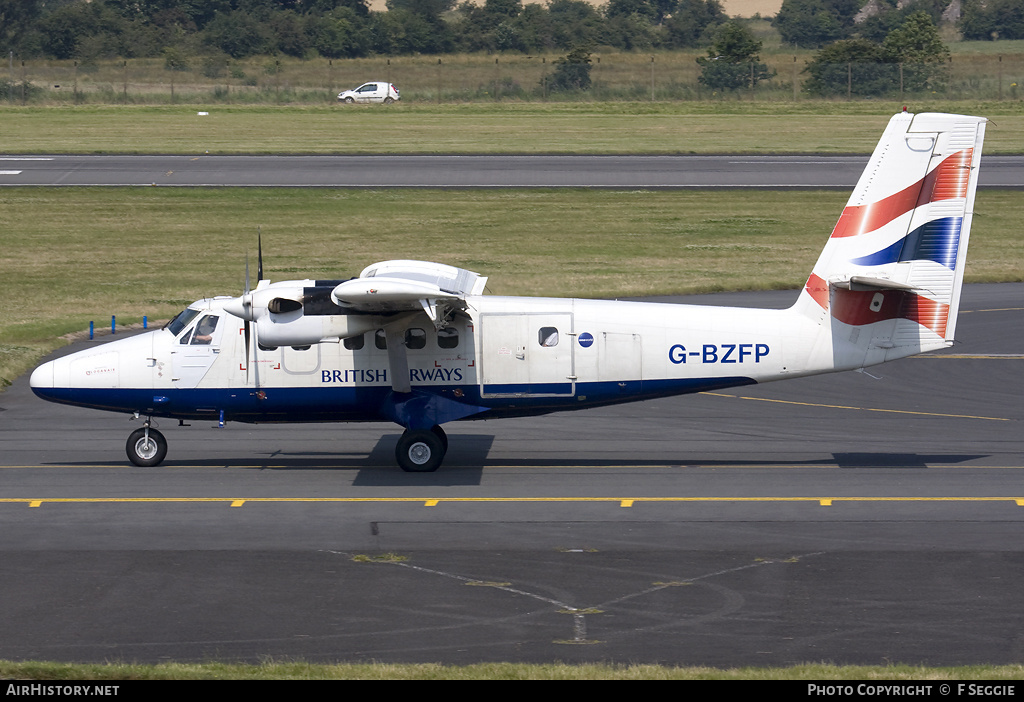 Aircraft Photo of G-BZFP | De Havilland Canada DHC-6-300 Twin Otter | British Airways | AirHistory.net #78661