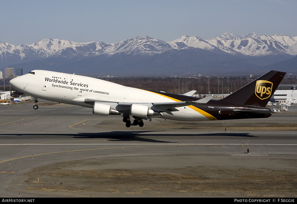 Aircraft Photo of N579UP | Boeing 747-45E(BCF) | United Parcel Service - UPS | AirHistory.net #78663