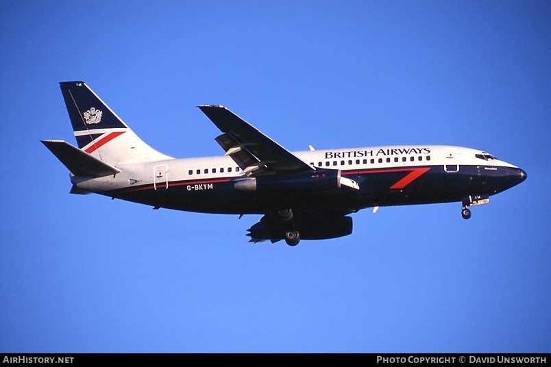 Aircraft Photo of G-BKYM | Boeing 737-236/Adv | British Airways | AirHistory.net #78716