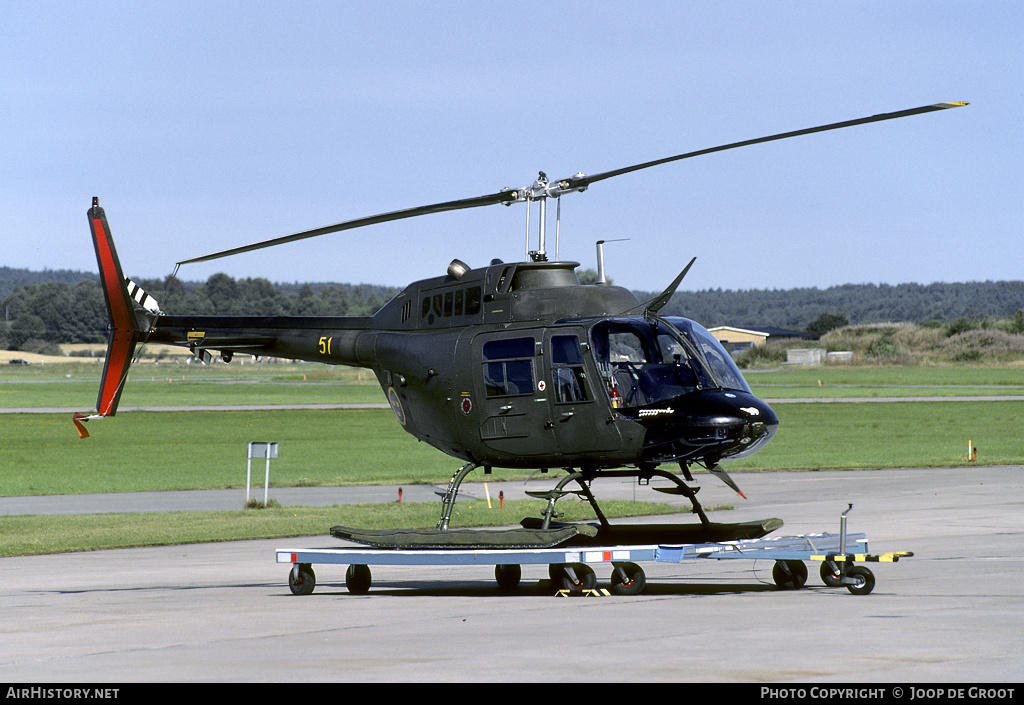 Aircraft Photo of 06051 | Bell Hkp6B JetRanger (AB-206A) | Sweden - Navy | AirHistory.net #78717