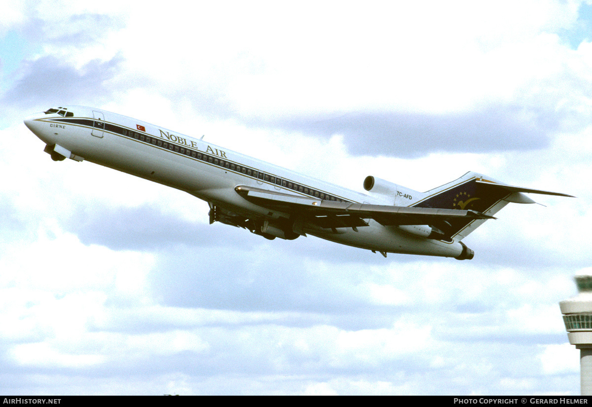 Aircraft Photo of TC-AFD | Boeing 727-230/Adv | Noble Air | AirHistory.net #78730