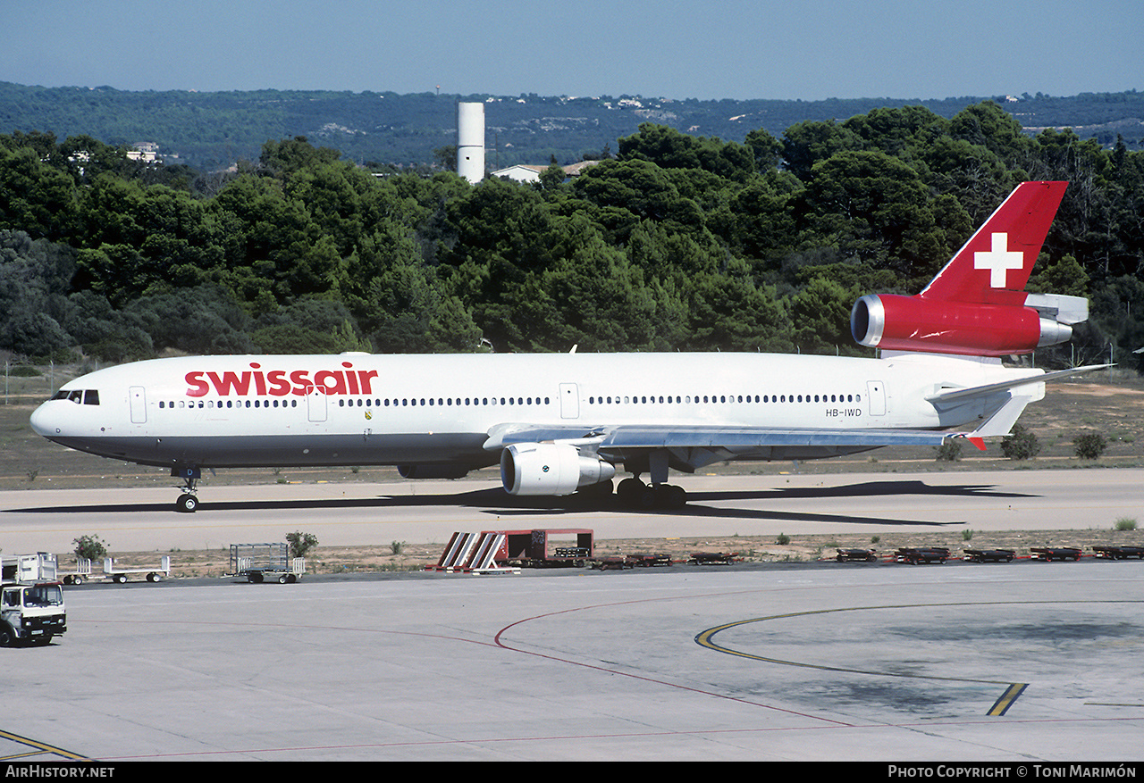Aircraft Photo of HB-IWD | McDonnell Douglas MD-11 | Swissair | AirHistory.net #78743