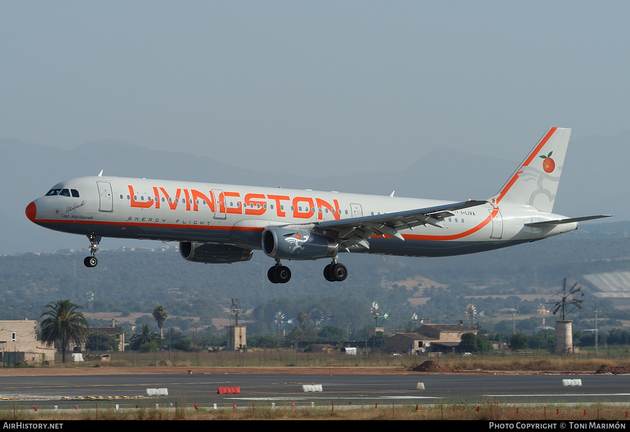 Aircraft Photo of I-LIVA | Airbus A321-231 | Livingston Energy Flight | AirHistory.net #78752