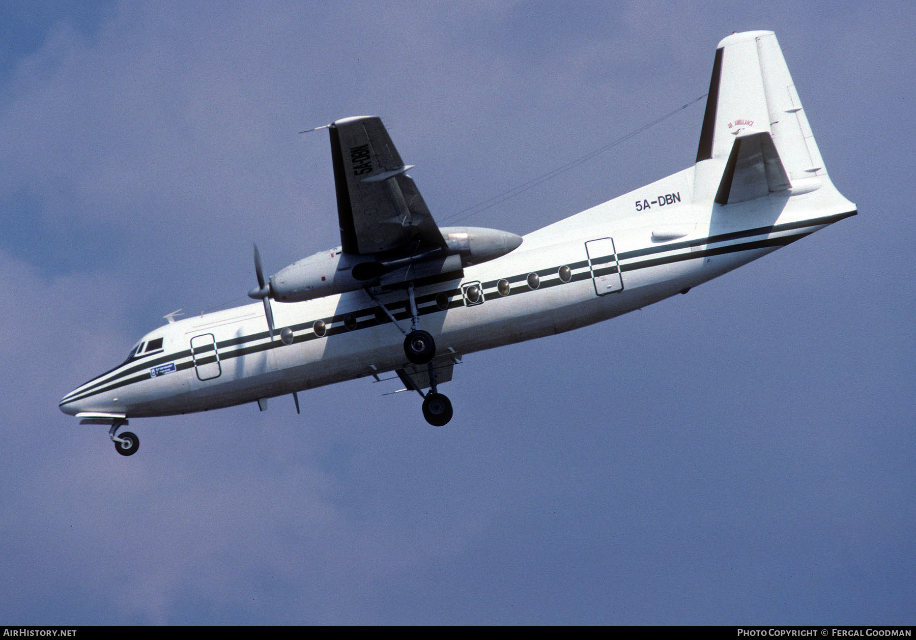 Aircraft Photo of 5A-DBN | Fokker F27-600 Friendship | Libyan Red Crescent | AirHistory.net #78765