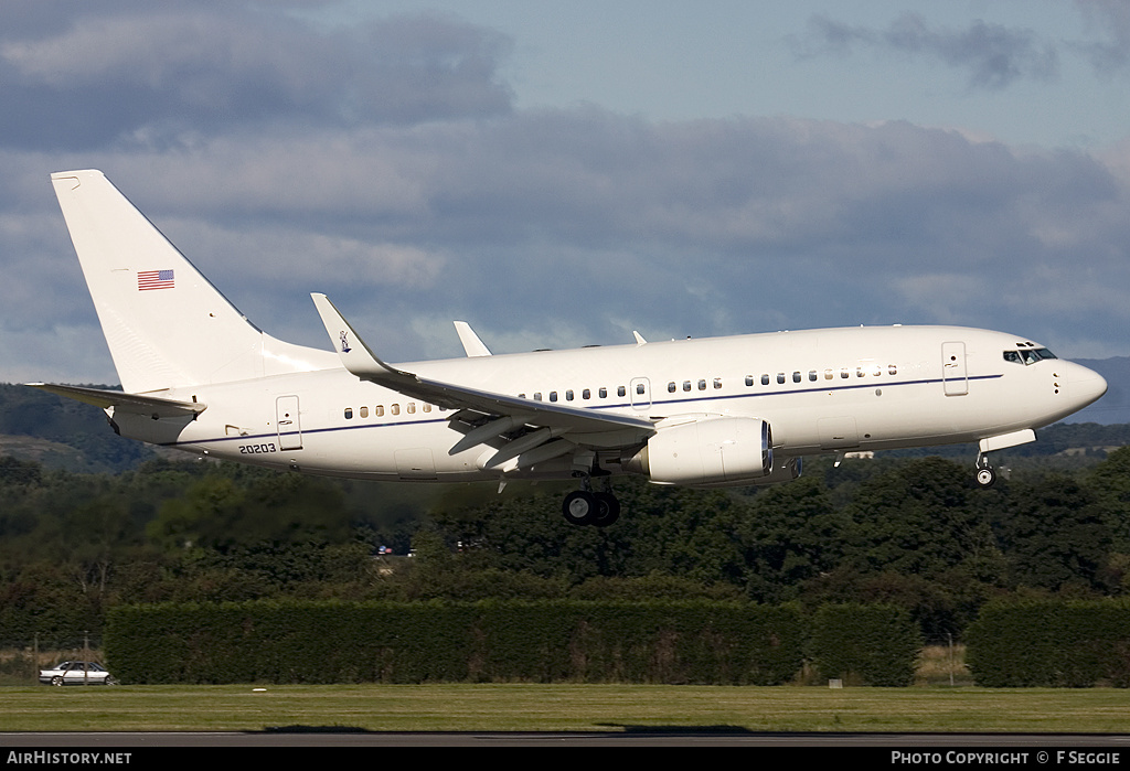 Aircraft Photo of 02-0203 / 20203 | Boeing C-40C | USA - Air Force | AirHistory.net #78818