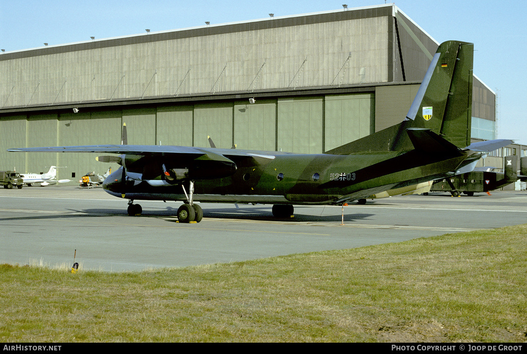 Aircraft Photo of 5203 | Antonov An-26T | Germany - Air Force | AirHistory.net #78825