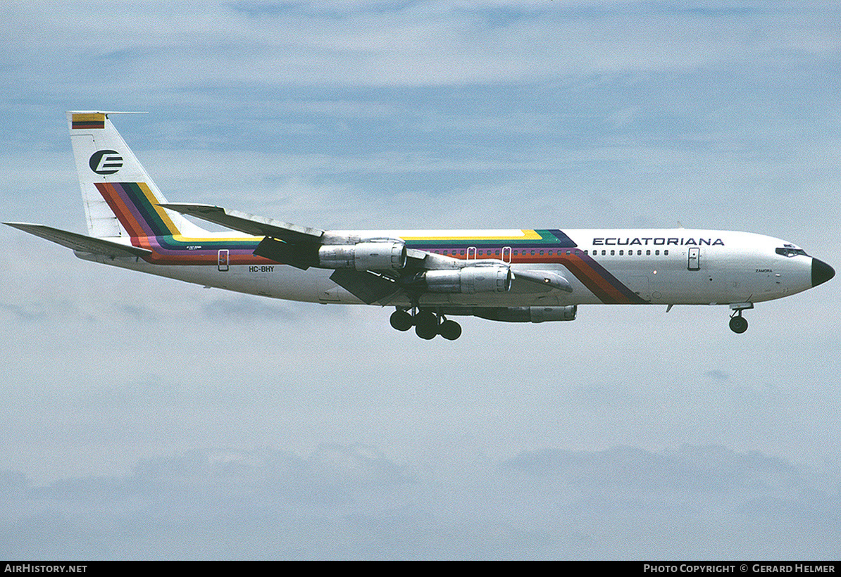 Aircraft Photo of HC-BHY | Boeing 707-321B | Ecuatoriana | AirHistory.net #78843