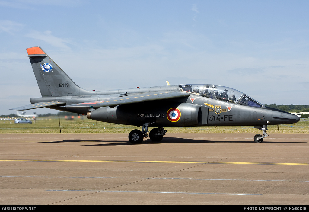 Aircraft Photo of E119 | Dassault-Dornier Alpha Jet E | France - Air Force | AirHistory.net #78847
