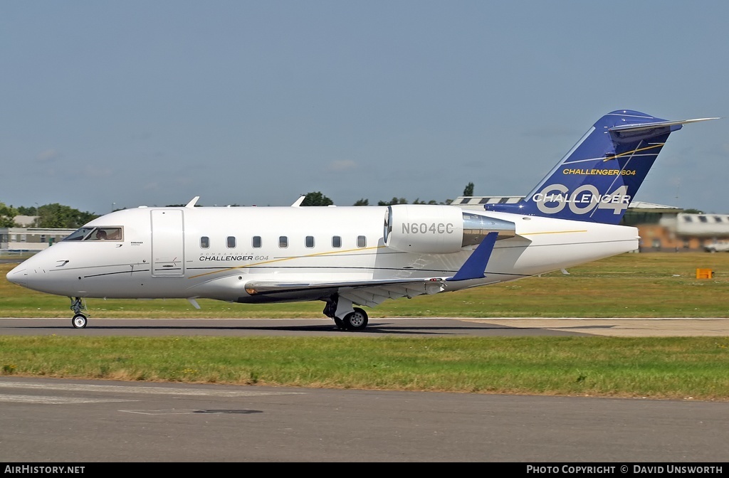 Aircraft Photo of N604CC | Bombardier Challenger 604 (CL-600-2B16) | Bombardier | AirHistory.net #78852