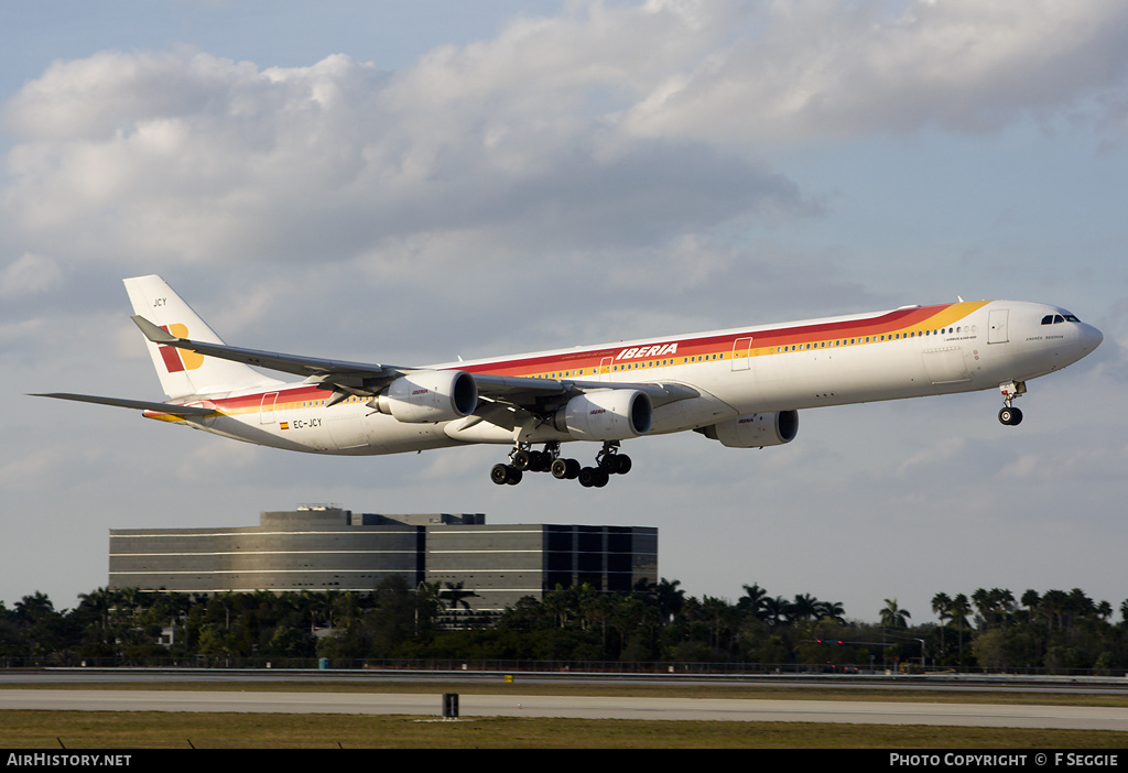 Aircraft Photo of EC-JCY | Airbus A340-642 | Iberia | AirHistory.net #78860