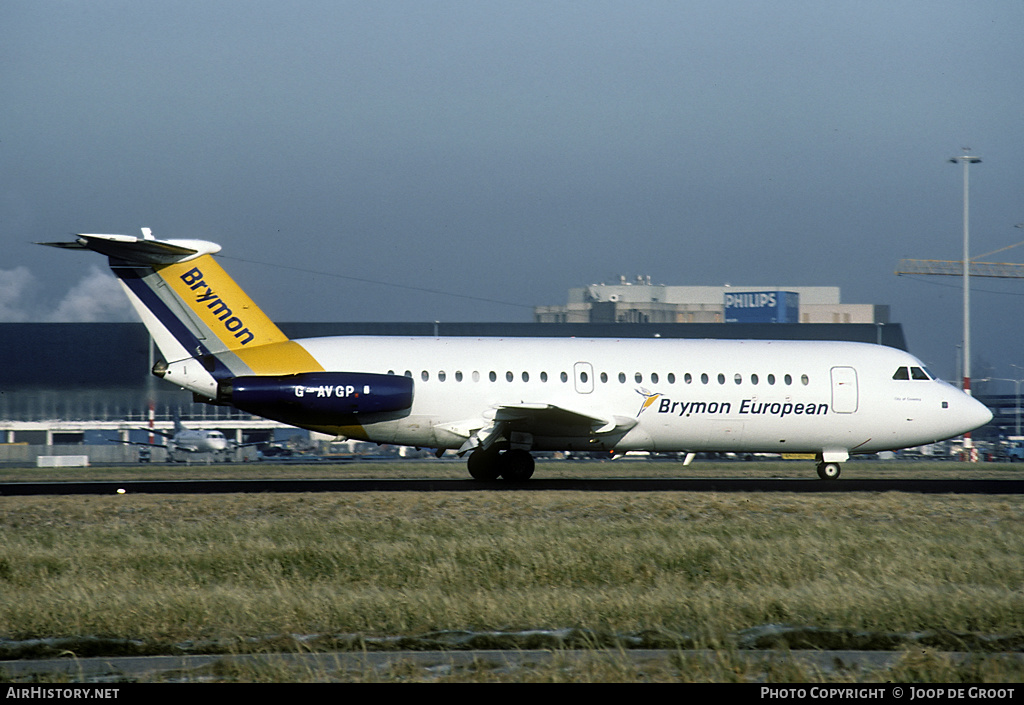 Aircraft Photo of G-AVGP | BAC 111-408EF One-Eleven | Brymon European Airways | AirHistory.net #78861