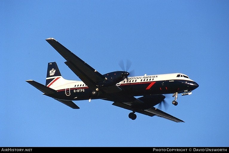 Aircraft Photo of G-BTPG | British Aerospace ATP | British Airways | AirHistory.net #78862