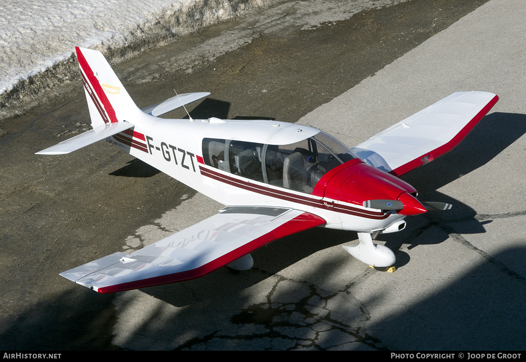 Aircraft Photo of F-GTZT | Robin DR-400-180 Regent | Club Aeronautique d'Annemasse | AirHistory.net #78873