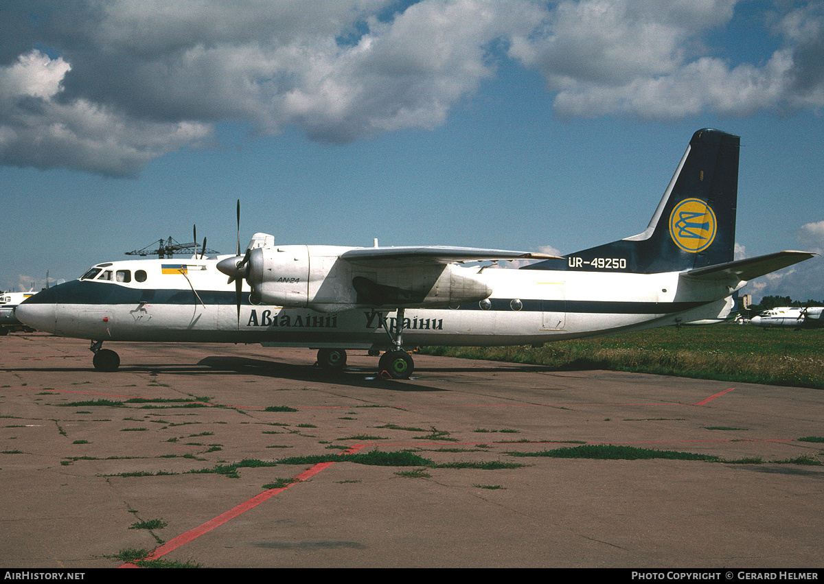 Aircraft Photo of UR-49250 | Antonov An-24B | Air Ukraine | AirHistory.net #78879