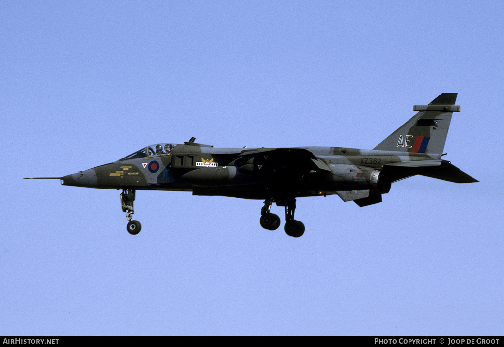 Aircraft Photo of XZ382 | Sepecat Jaguar GR1A | UK - Air Force | AirHistory.net #78893