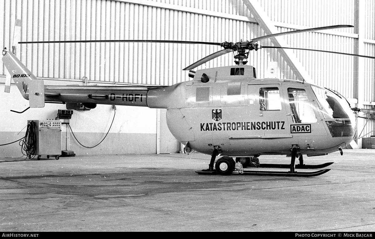 Aircraft Photo of D-HDFI | MBB BO-105C | ADAC Luftrettung | AirHistory.net #78929