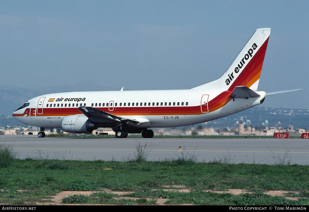 Aircraft Photo of EC-FJR | Boeing 737-3Y0 | Air Europa | AirHistory.net #78933