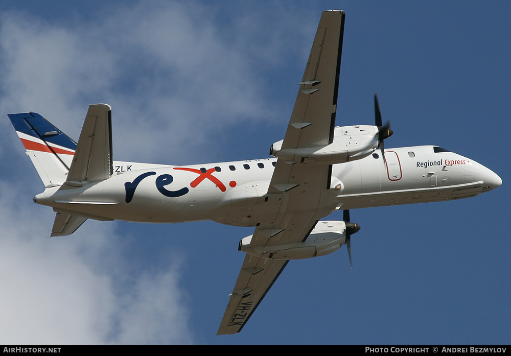 Aircraft Photo of VH-ZLK | Saab 340B | REX - Regional Express | AirHistory.net #78948