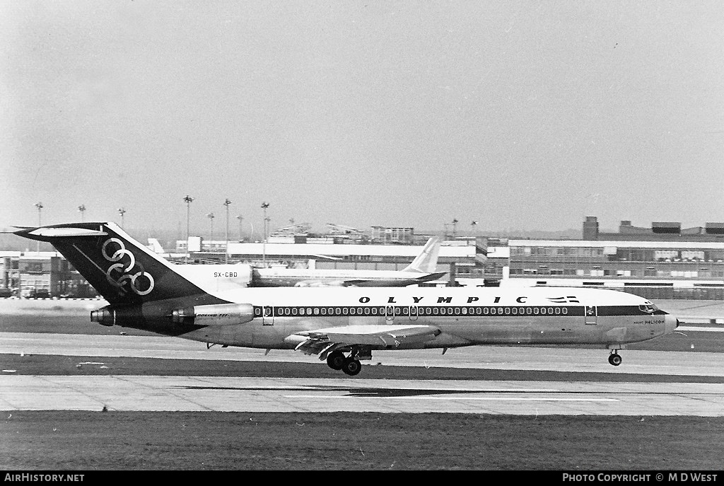 Aircraft Photo of SX-CBD | Boeing 727-284 | Olympic | AirHistory.net #78952