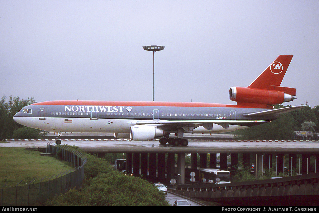 Aircraft Photo of N241NW | McDonnell Douglas DC-10-30 | Northwest Airlines | AirHistory.net #78974