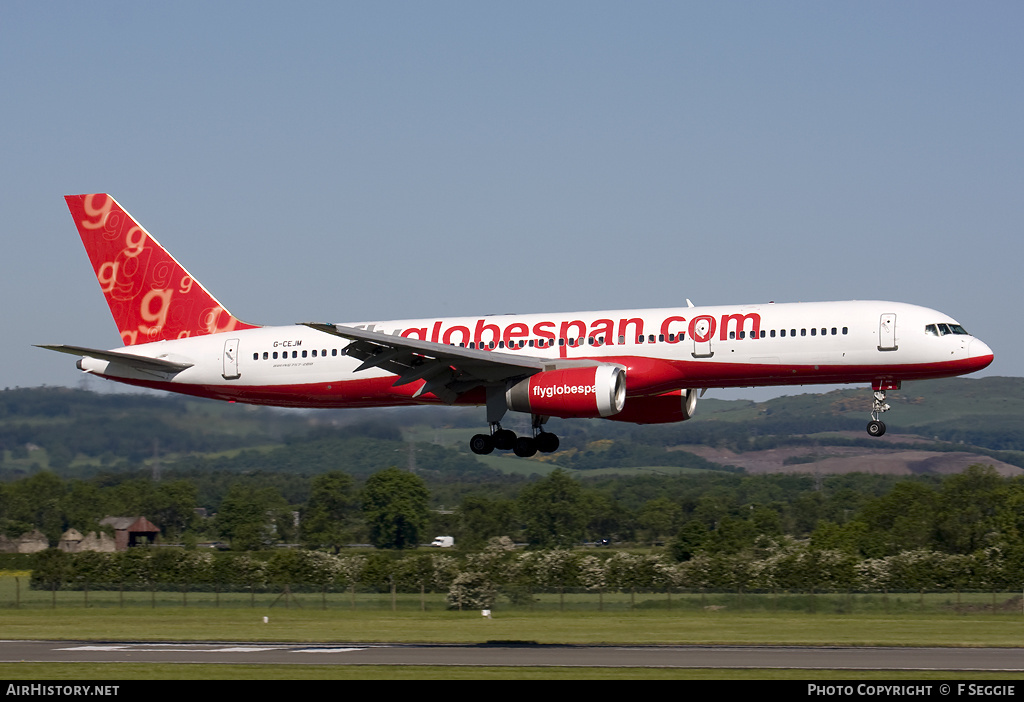 Aircraft Photo of G-CEJM | Boeing 757-28A | Flyglobespan | AirHistory.net #78985