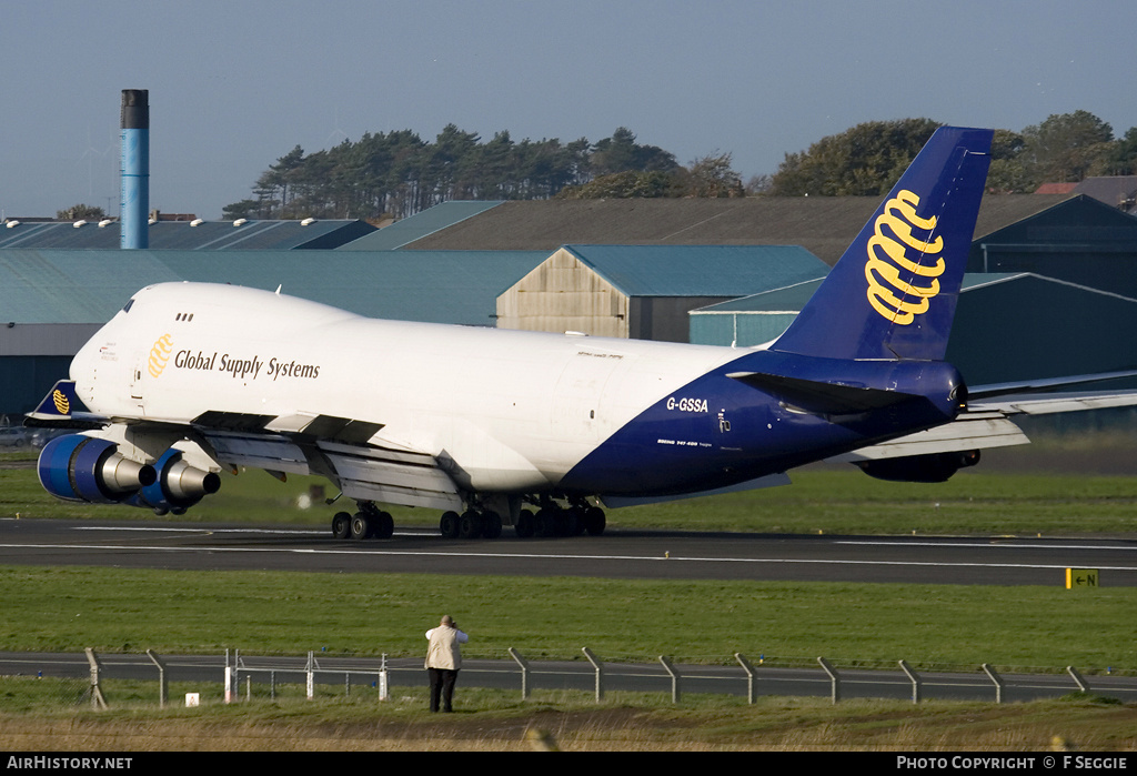 Aircraft Photo of G-GSSA | Boeing 747-47UF/SCD | Global Supply Systems | AirHistory.net #78986