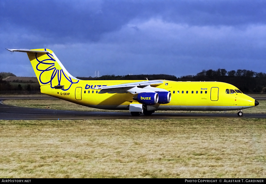 Aircraft Photo of G-UKHP | British Aerospace BAe-146-300 | Buzz | AirHistory.net #78993