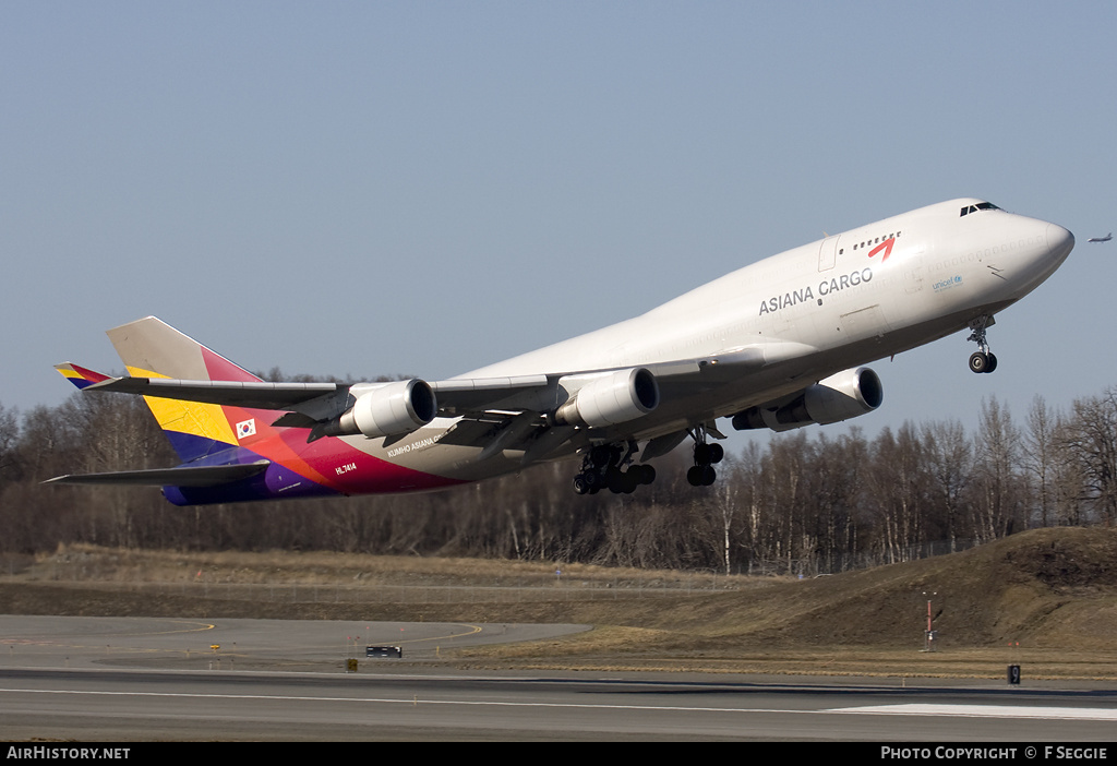 Aircraft Photo of HL7414 | Boeing 747-48EM(BDSF) | Asiana Airlines Cargo | AirHistory.net #78995