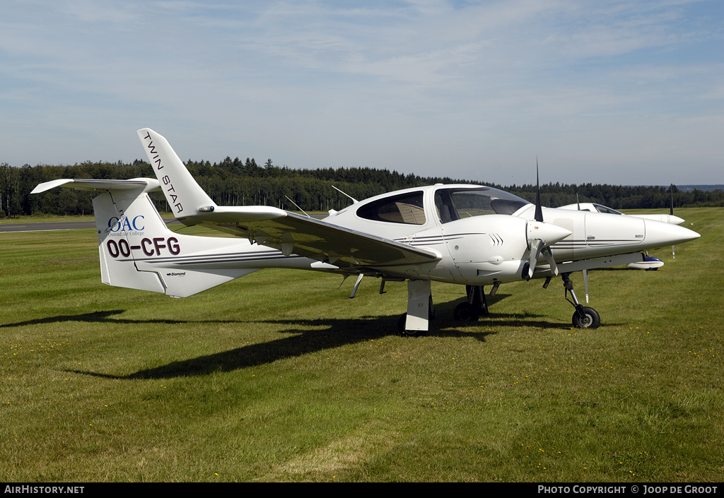 Aircraft Photo of OO-CFG | Diamond DA42 Twin Star | OAC - Ostend Air College | AirHistory.net #78998