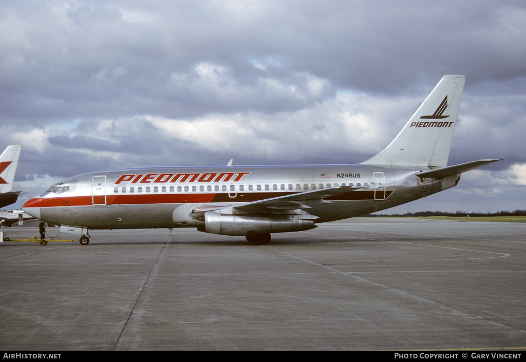 Aircraft Photo of N246US | Boeing 737-201/Adv | Piedmont Airlines | AirHistory.net #79007