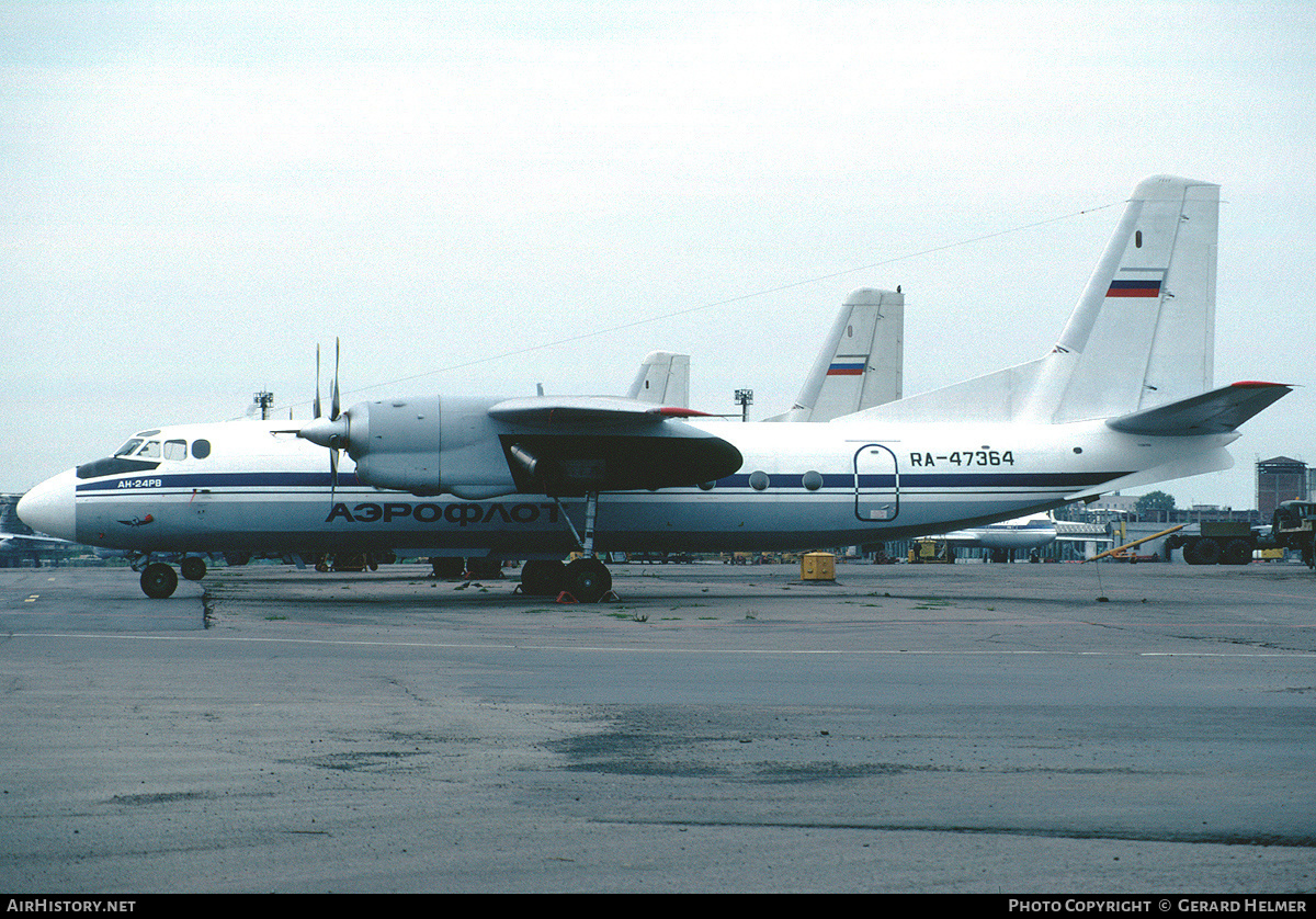 Aircraft Photo of RA-47364 | Antonov An-24RV | Aeroflot | AirHistory.net #79013