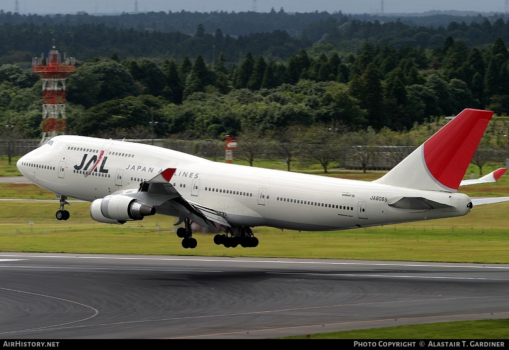 Aircraft Photo of JA8089 | Boeing 747-446 | Japan Airlines - JAL | AirHistory.net #79023