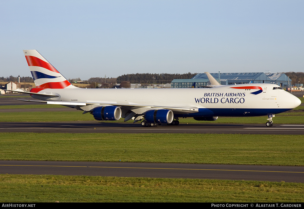 Aircraft Photo of G-GSSD | Boeing 747-87UF/SCD | British Airways World Cargo | AirHistory.net #79032