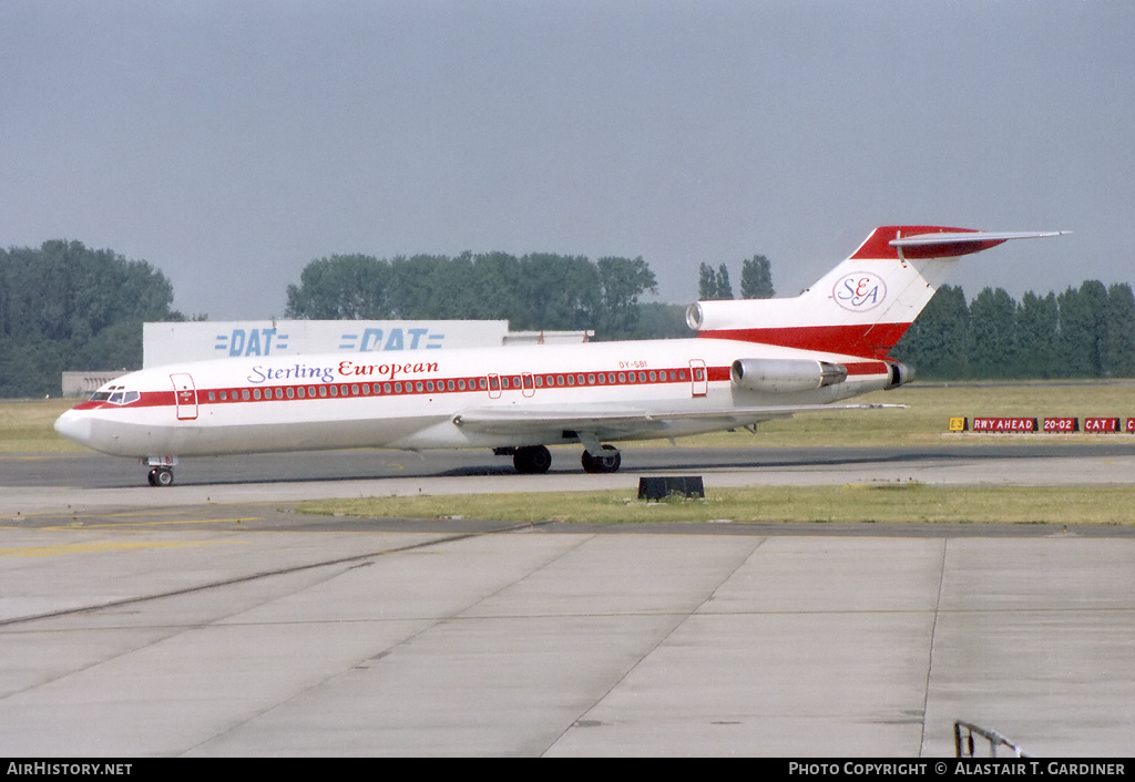 Aircraft Photo of OY-SBI | Boeing 727-270/Adv | Sterling European Airlines | AirHistory.net #79033