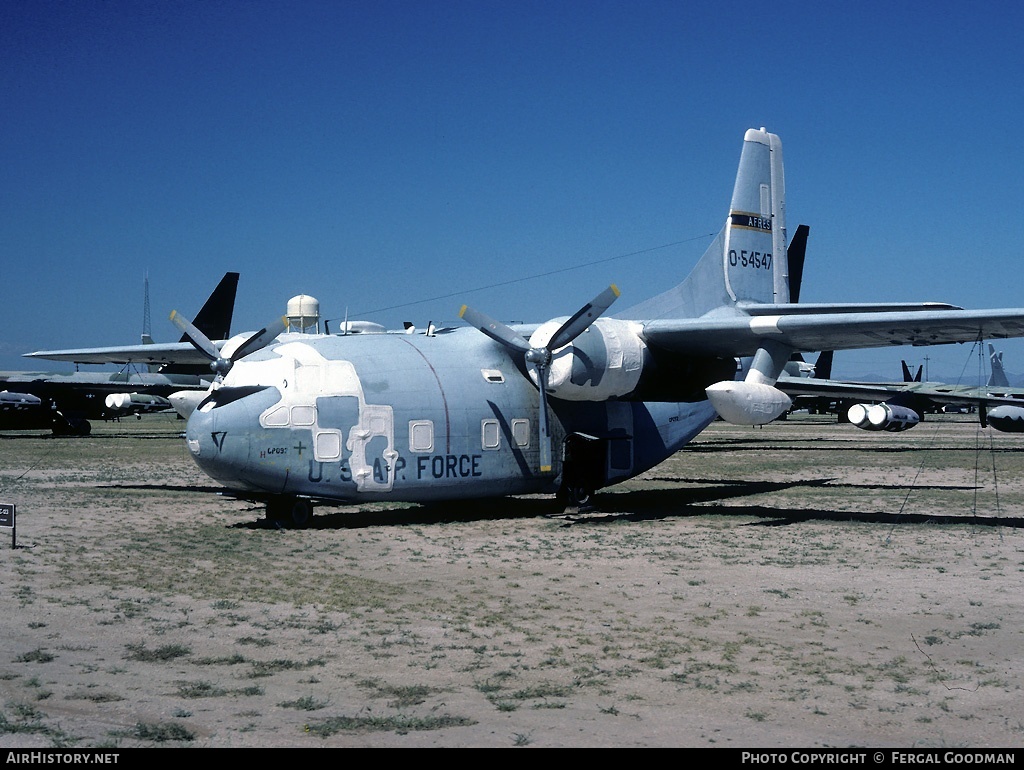 Aircraft Photo of 55-4547 / 0-54547 | Fairchild UC-123K Provider | USA - Air Force | AirHistory.net #79058